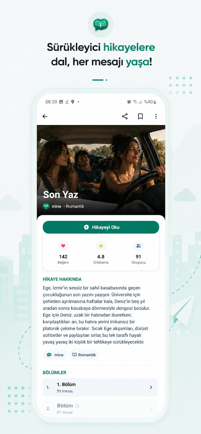 Hikaye detay ekranı