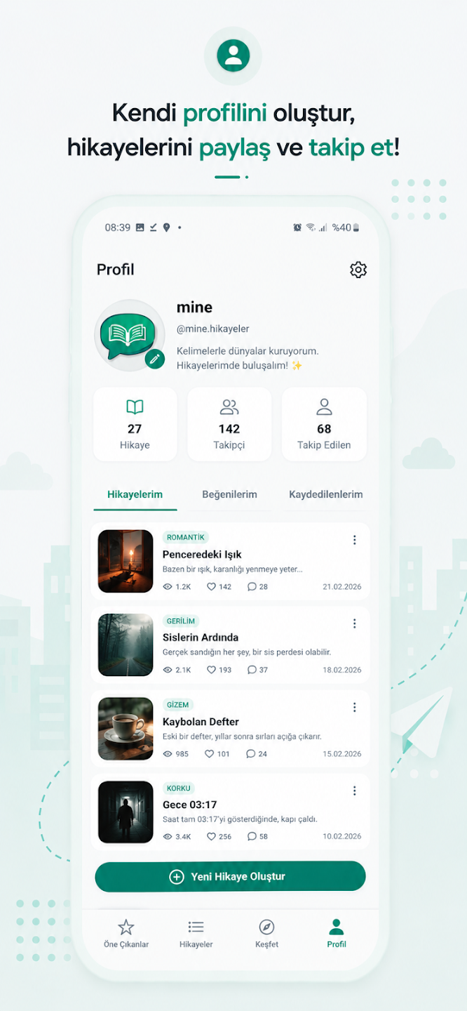Profil ekranı